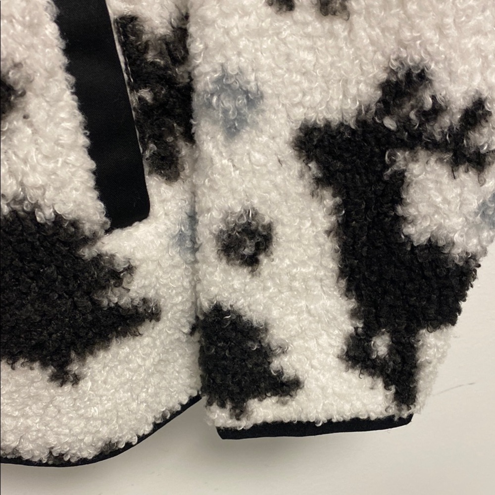 Vera Bradley Black and White Fleece Pullover - Picture 5 of 9